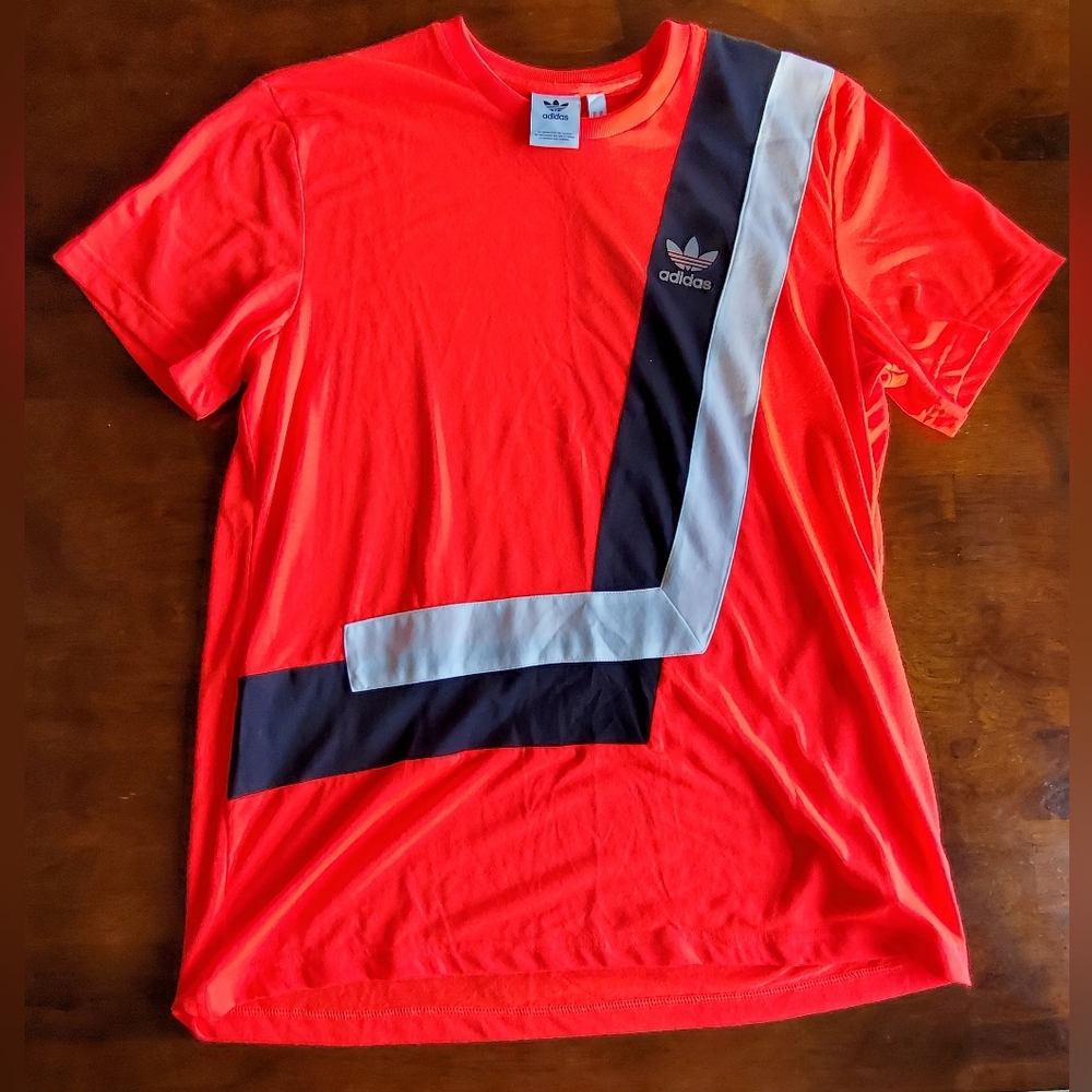 Adidas Tee Solar Red Match for 350 Beluga size XL